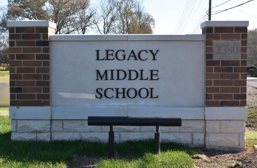 school sign